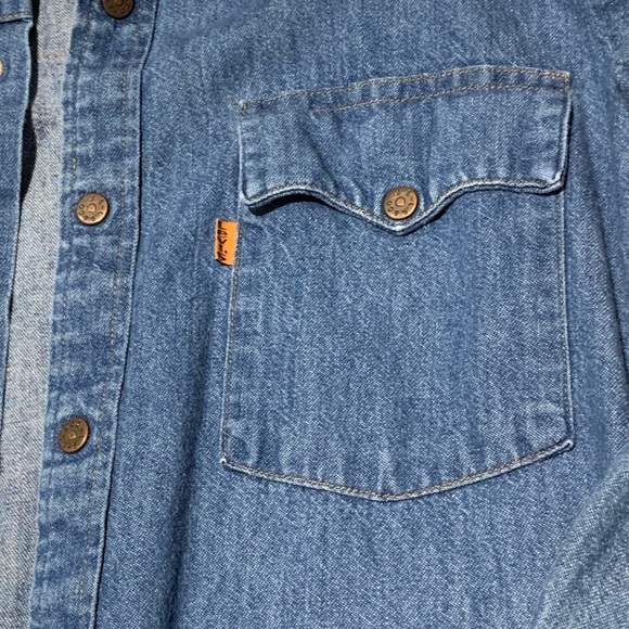 Rare Vintage Levi’s Women Small Denim Button Up Long Sleeve - Picture 6 of 14